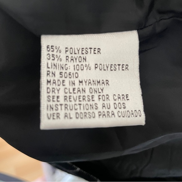 Le Suit Black‎ and White Short Sleeve Blazer Size 10 - Picture 5 of 7